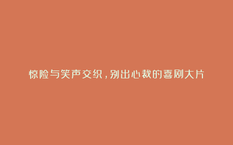 惊险与笑声交织，别出心裁的喜剧大片